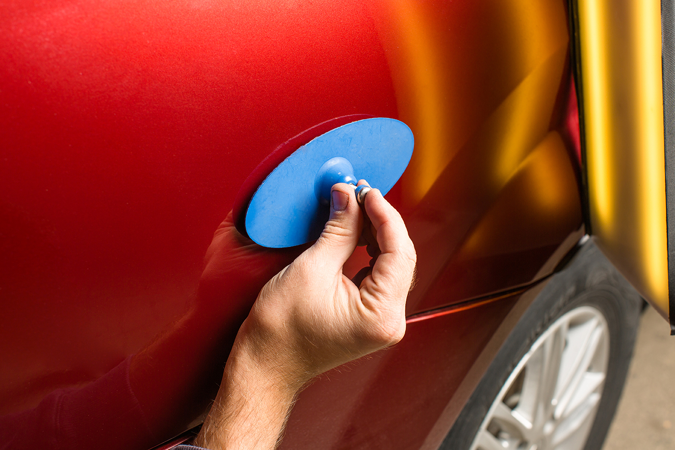 Dent Removal - Long Beach Collision Repair : Long Beach Collision